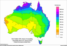 Rainfall outlook totals Rainfall outlook totals