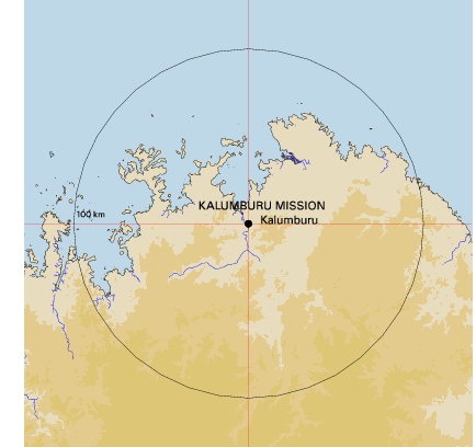 Topographic map showing site location