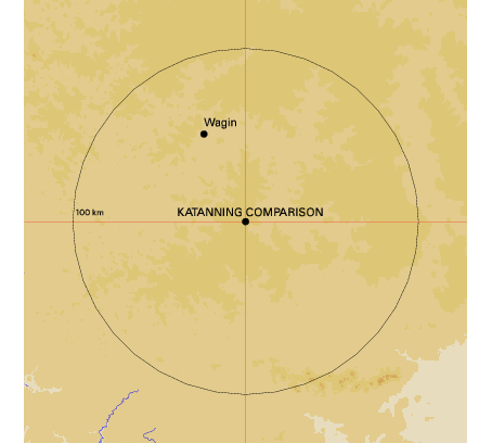 Topographic map showing site location