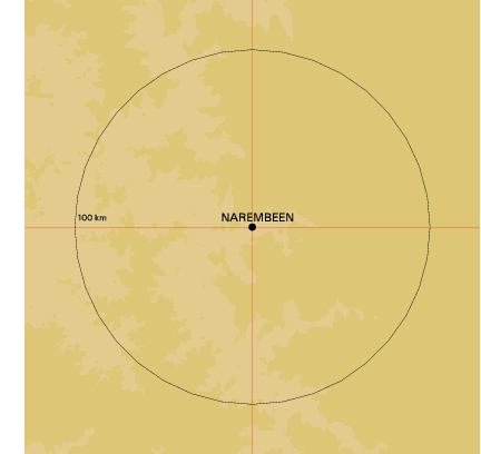Topographic map showing site location