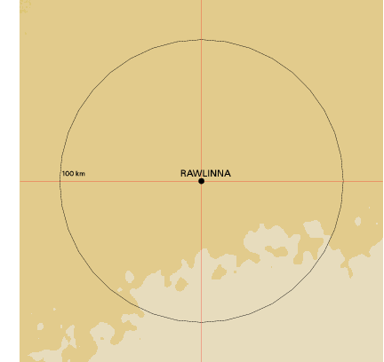 Topographic map showing site location