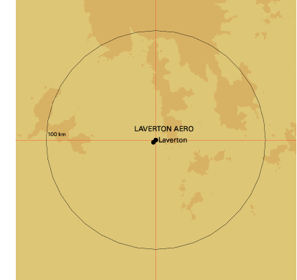 Topographic map showing site location