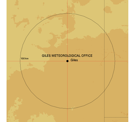 Topographic map showing site location