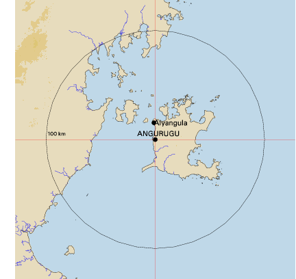 Topographic map showing site location