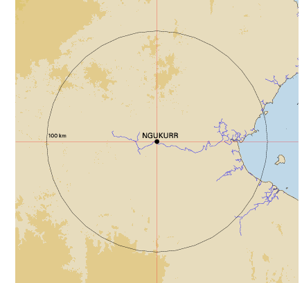 Topographic map showing site location