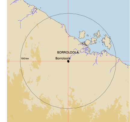 Topographic map showing site location