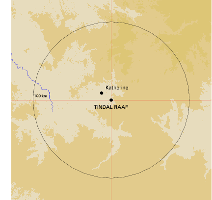 Topographic map showing site location