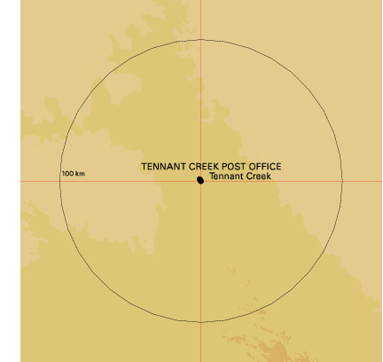 Topographic map showing site location