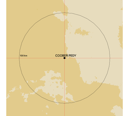 Topographic map showing site location