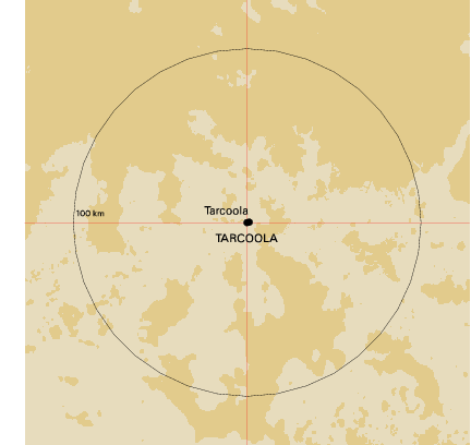 Topographic map showing site location
