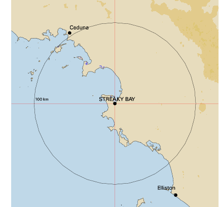 Topographic map showing site location