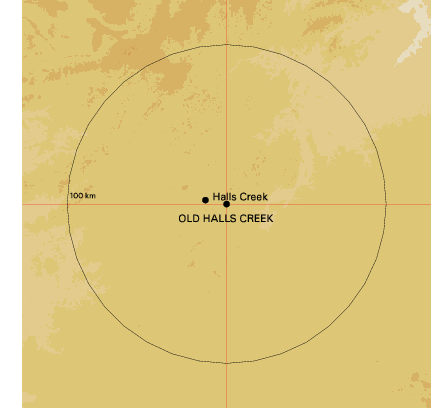 Topographic map showing site location