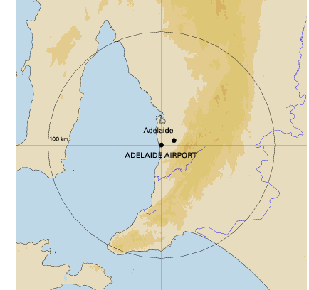 Topographic map showing site location