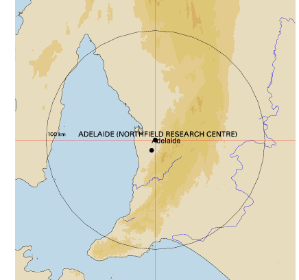 Topographic map showing site location