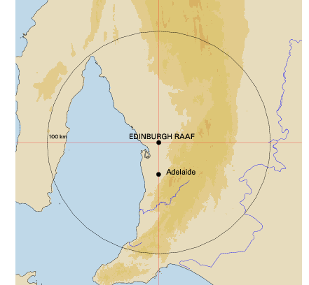 Topographic map showing site location