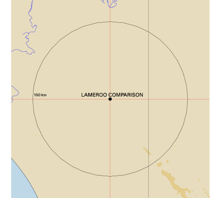 Topographic map showing site location