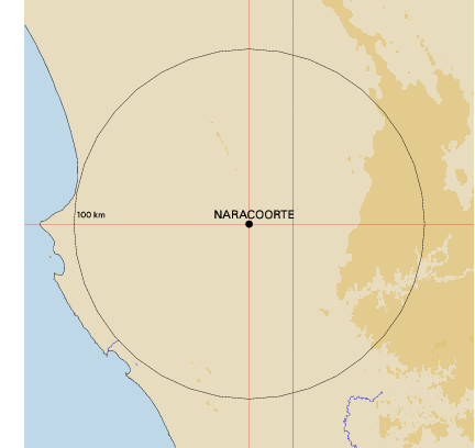 Topographic map showing site location