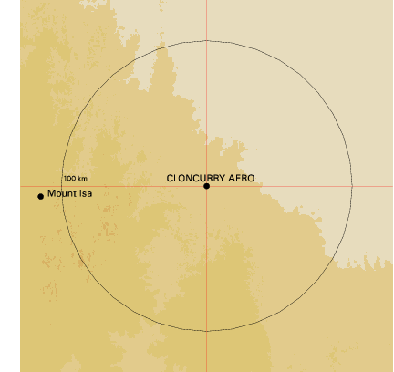 Topographic map showing site location