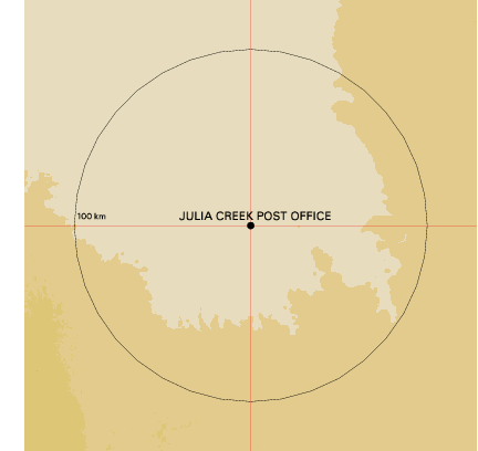 Topographic map showing site location