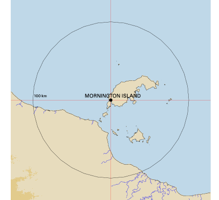 Topographic map showing site location