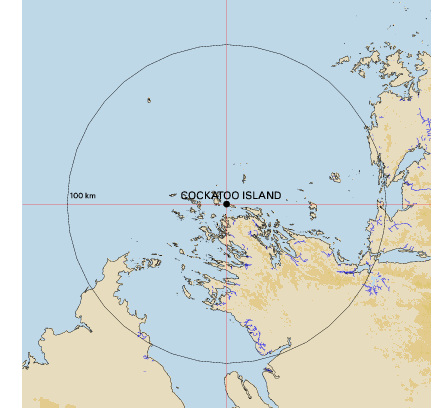 Topographic map showing site location