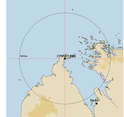 Topographic map showing site location