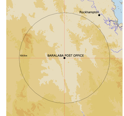 Topographic map showing site location