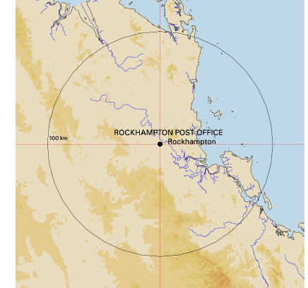 Topographic map showing site location