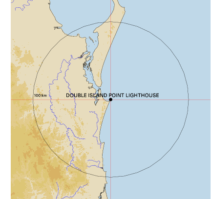 Topographic map showing site location