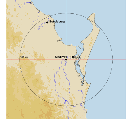 Topographic map showing site location