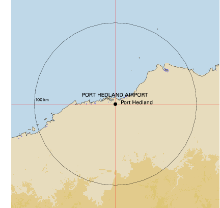 Topographic map showing site location