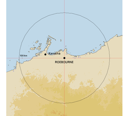 Topographic map showing site location