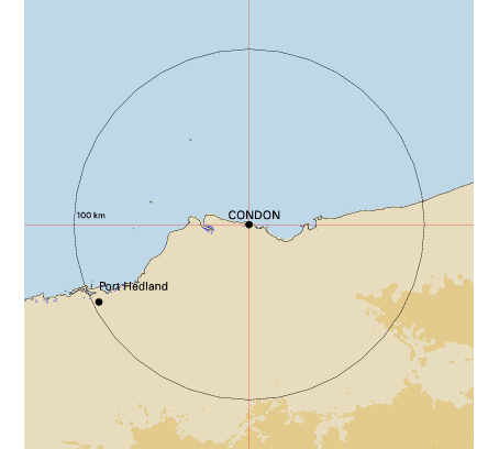Topographic map showing site location