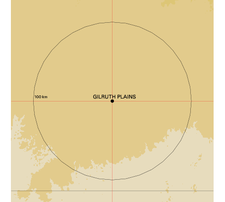 Topographic map showing site location