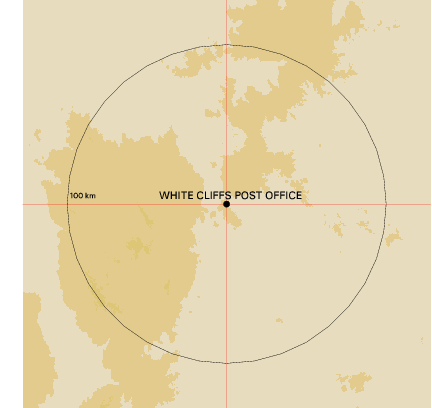 Topographic map showing site location