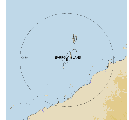 Topographic map showing site location