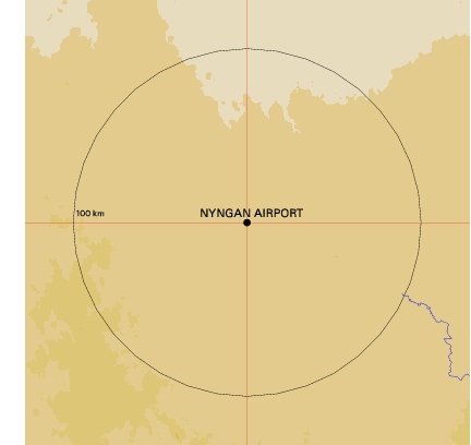 Topographic map showing site location