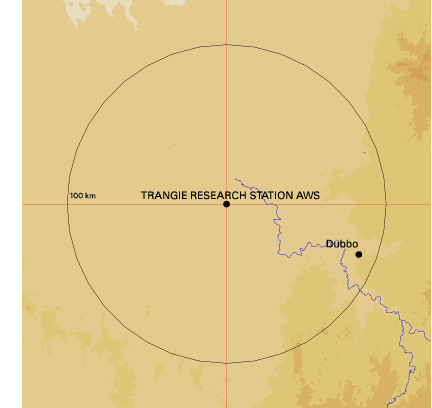 Topographic map showing site location
