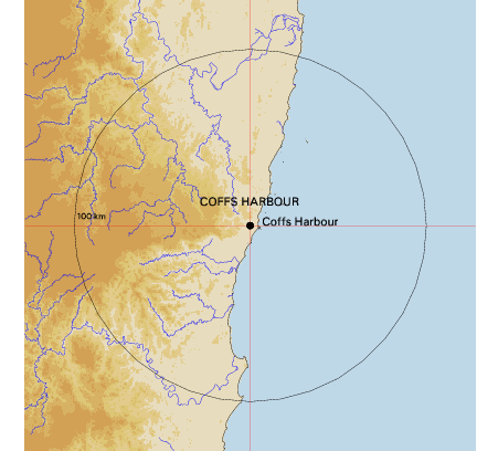 Topographic map showing site location