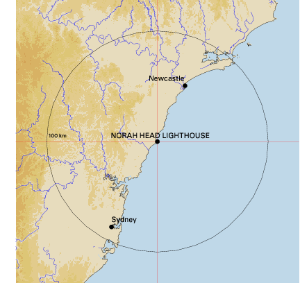 Topographic map showing site location