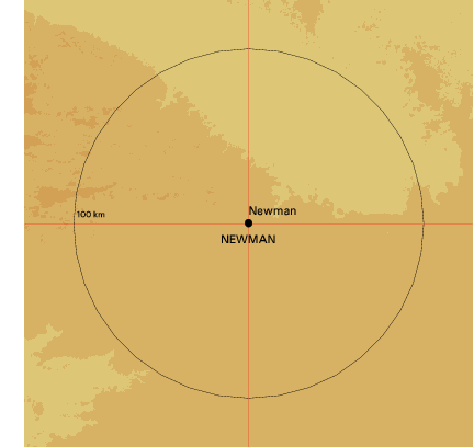 Topographic map showing site location
