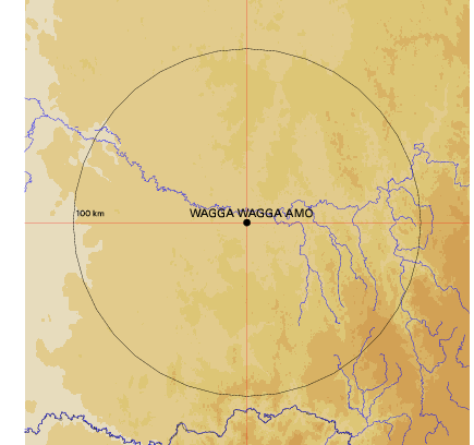 Topographic map showing site location