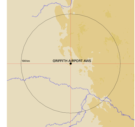 Topographic map showing site location