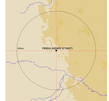 Topographic map showing site location