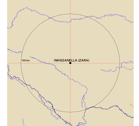 Topographic map showing site location