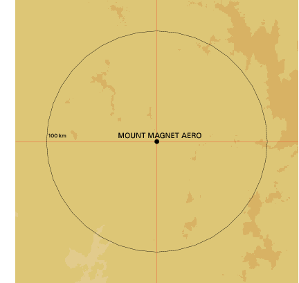 Topographic map showing site location