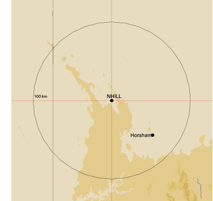 Topographic map showing site location