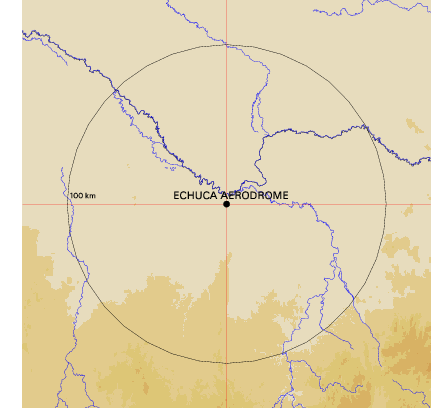 Topographic map showing site location