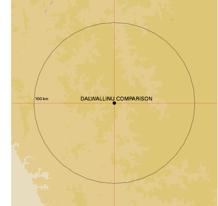 Topographic map showing site location