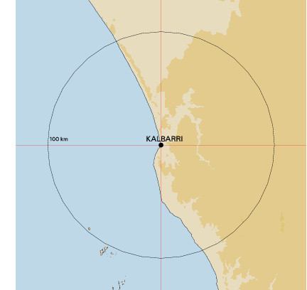 Topographic map showing site location